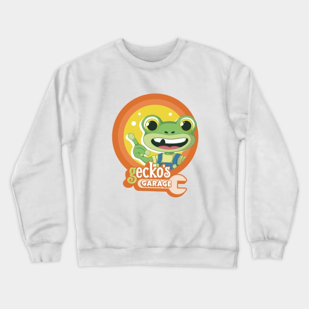 Gecko's Garage Kids Toon Crewneck Sweatshirt by witart.id